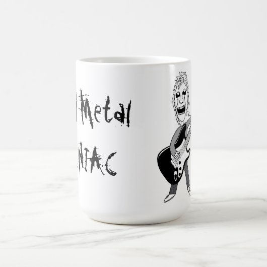 Maniac SchwermetallTasse Kaffeetasse (Mittel)