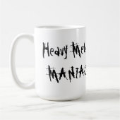 Maniac SchwermetallTasse Kaffeetasse (Links)