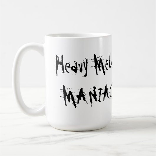 Maniac SchwermetallTasse Kaffeetasse (Links)