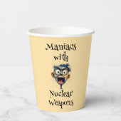 Maniacs Pappbecher (Rückseite)