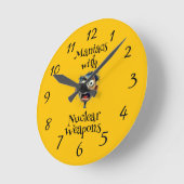 Maniacs-Uhr Runde Wanduhr (Winkel)