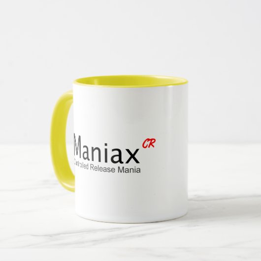 Maniax CR Tasse (Vorderseite Links)