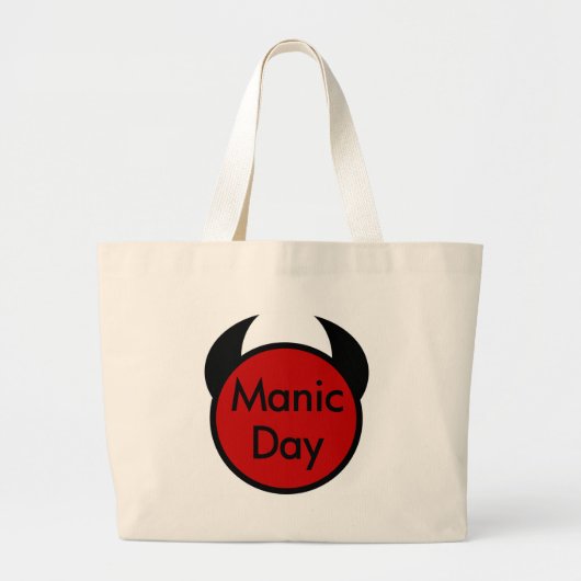 Manic Day Jumbo Stoffbeutel (Vorne)