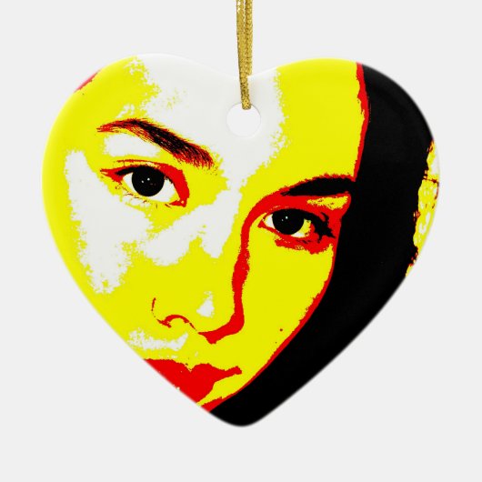 Manic Kin 5 Keramik Ornament (Vorne)