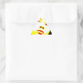 Manic Kin 6 Dreieckiger Aufkleber (Tasche)