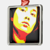 Manic Kin 6 Silbernes Ornament (Links)