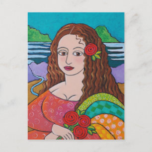 Manic Mona Postkarte