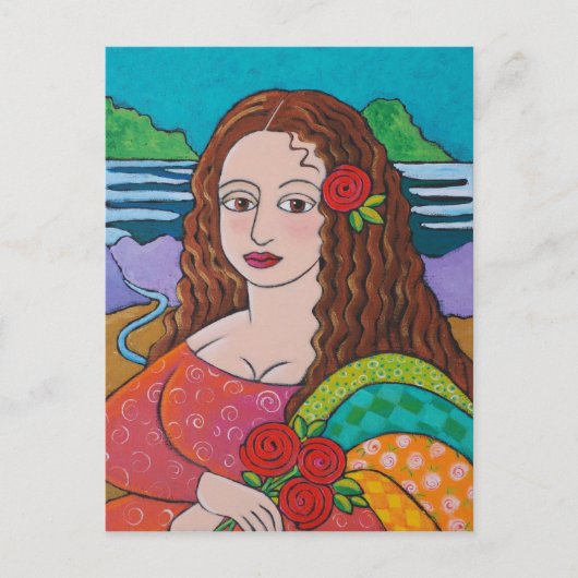 Manic Mona Postkarte (Vorderseite)