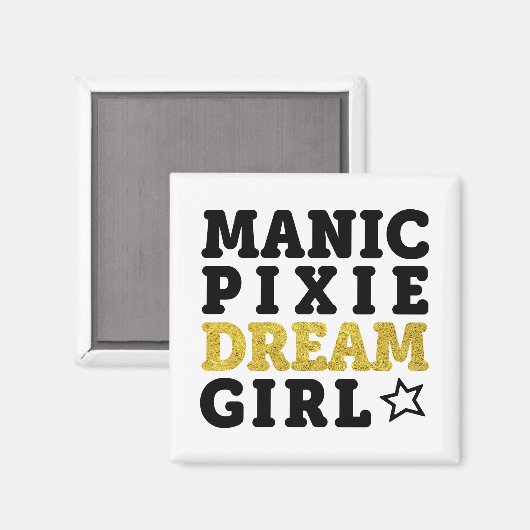 Manic Pixie Dream Girl Magnet (Vorderseite/Rückseite)