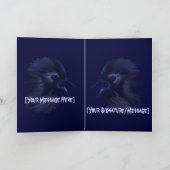 Manic Raven mit Moon Card Karte (Innenseite)