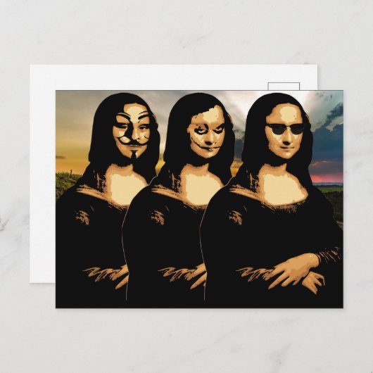 Manic Realities Road Trip Canvas Print Postkarte (Vorne/Hinten)