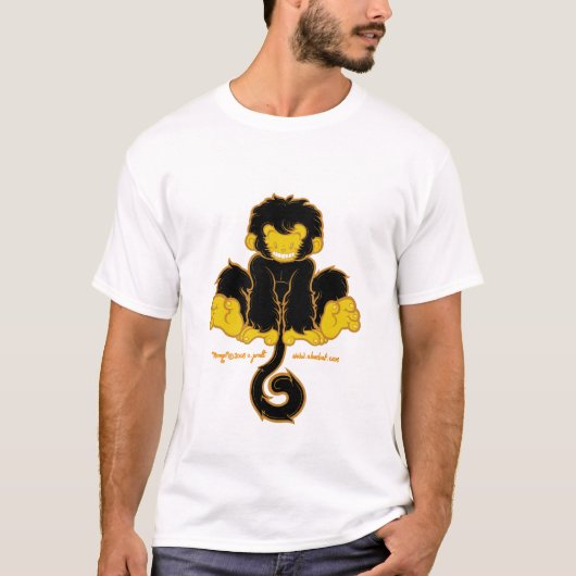 Manic T - Shirt des Mongo-Affe-4 (Vorderseite)