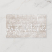 Maniche - Shawn Visitenkarte (Rückseite)