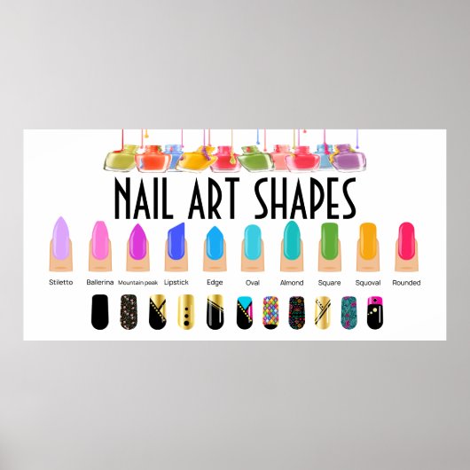 Manicure Nail Art Poster (Vorne)
