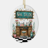 Manicure Nail Salon Keramik Ornament (Rechts)