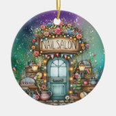 Manicure Nail Salon Keramik Ornament (Vorne)