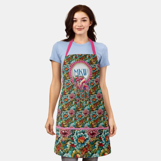 Manicure Nail Technician Schürze (Getragen)