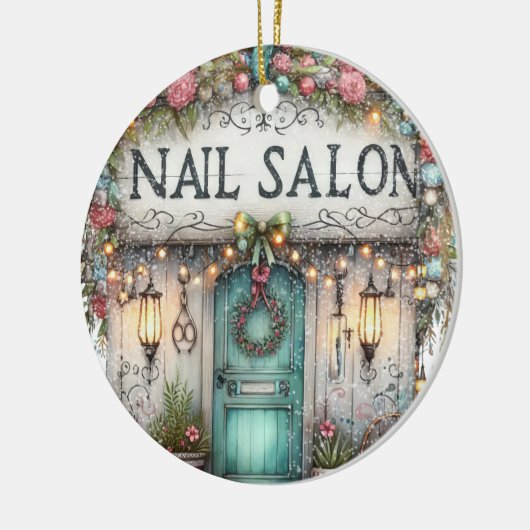 Manicure Nail Techniker Keramik Ornament (Links)