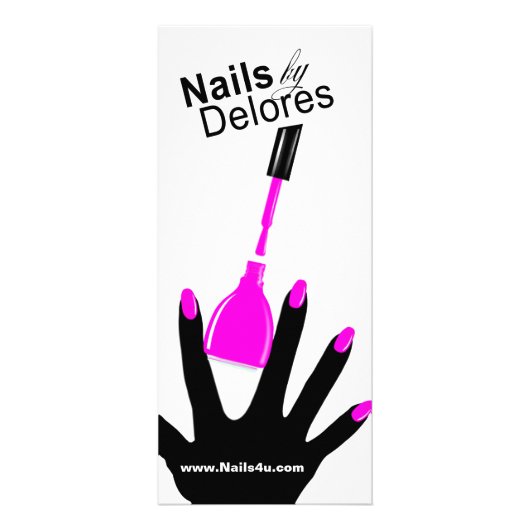 MANICURE PEDICURE Coupon Menü violett (Vorne)