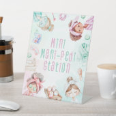 Manicure Pedicure Station Wellness-Center Party Sockelschild (In SItu)