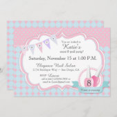 Manicure & Pedicure Wellness-Center Party Geburtst Einladung (Vorne/Hinten)