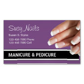 Manicure Perfect Nails Design Magnetische Visitenkarte (Vorderseite)