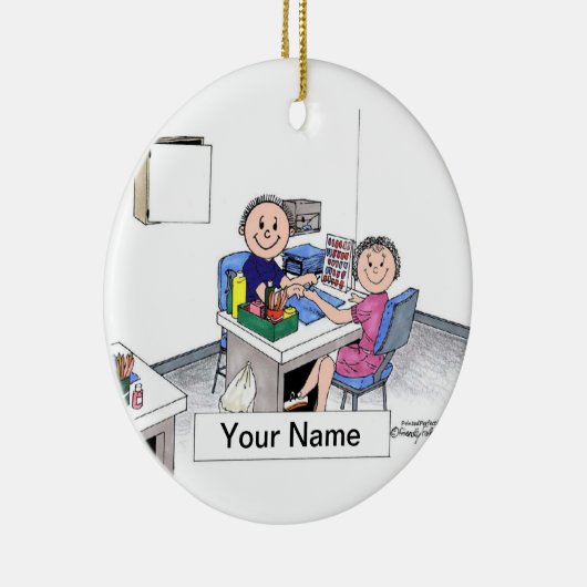 Manicurist Keramik Ornament (Rechts)