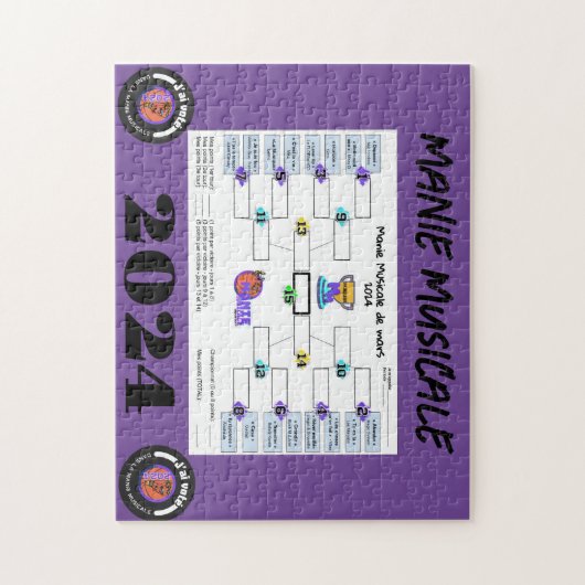 Manie Musicale 2024 Bracket Puzzle (Vertikal)