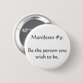 Manifest #9 button (Vorne & Hinten)