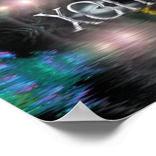 Manifest deine Träume. Poster (Ecke)