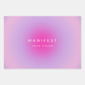 Manifest der Sehschärfe Geschenkpapier Set (Vorderseite 2)