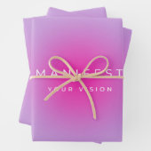 Manifest der Sehschärfe Geschenkpapier Set (Beispiel)