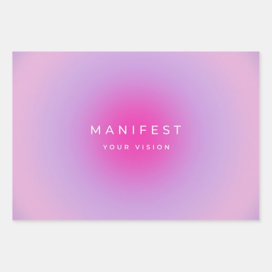 Manifest der Sehschärfe Geschenkpapier Set (Vorderseite)