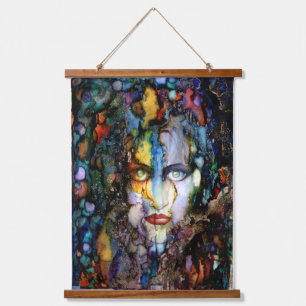 "Manifest Destiny" Kunst von Rebecca O'Donnell Wandteppich Mit Holzrahmen