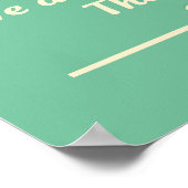 Manifest Domesticity Cat Illustration Poster (Ecke)