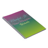 Manifest es! Spiral-Foto-Notebook Notizblock (Rechte Seite)