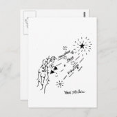 Manifest, Fokus, Vibrationen Postkarte (Vorne/Hinten)