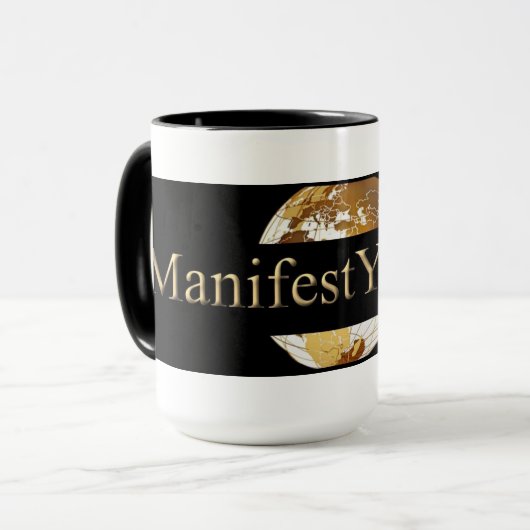#MANIFEST IHR LEBEN (TM) TASSE (Vorderseite Links)