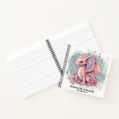 *~* Manifest Law Attraction Niedlich Baby Dragon A Notizblock (Innenseite)