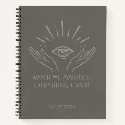 Manifest Mystical Journal, Law of Attraction  Notizblock (Vorderseite)