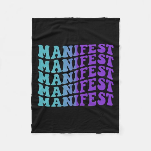 Manifest-Präventionsbewusstsein Fleecedecke (Vorderseite)