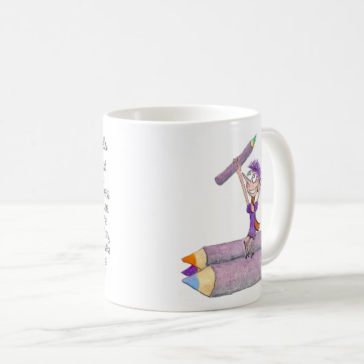 Manifest-Tasse für ruhige Rebellen Kaffeetasse (VorderseiteRechts)