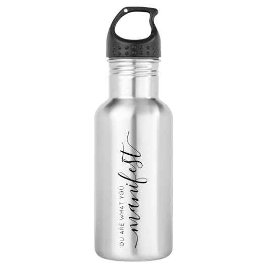 Manifest Wasserflasche Edelstahlflasche (Vorderseite)
