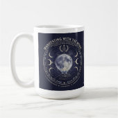 Manifest With Moon Abundance Success Rituals Mug Kaffeetasse (Links)