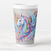 Manifest Your Dreams-Latte Mug Milchtasse (Vorderseite)