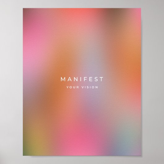 Manifest Your Vision 03 Poster (Vorne)