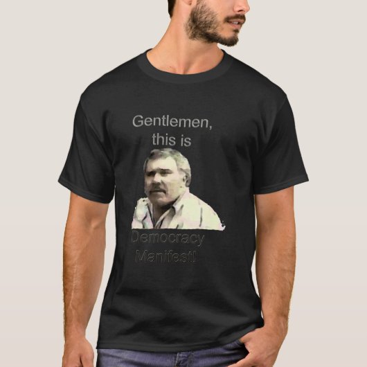 Manifest zur Demokratie T-Shirt (Vorderseite)