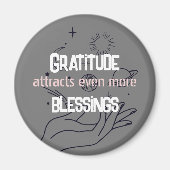 Manifestation Affirmation Magnet (Vorne)