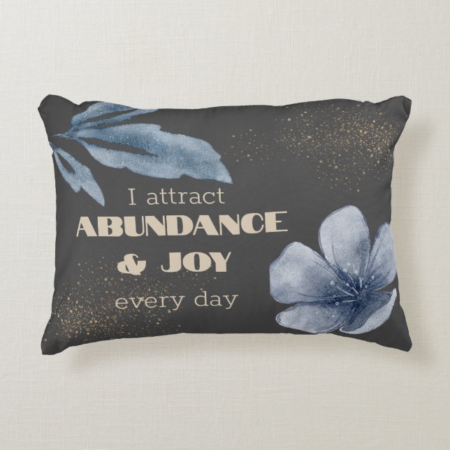 Manifestation Affirmation - Personalisiert Dekokissen (Vorderseite)