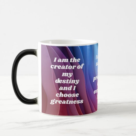 Manifestation Affirmation Verwandlungstasse (Links)